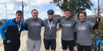 Crowe Ireland staff fundraising for Depaul